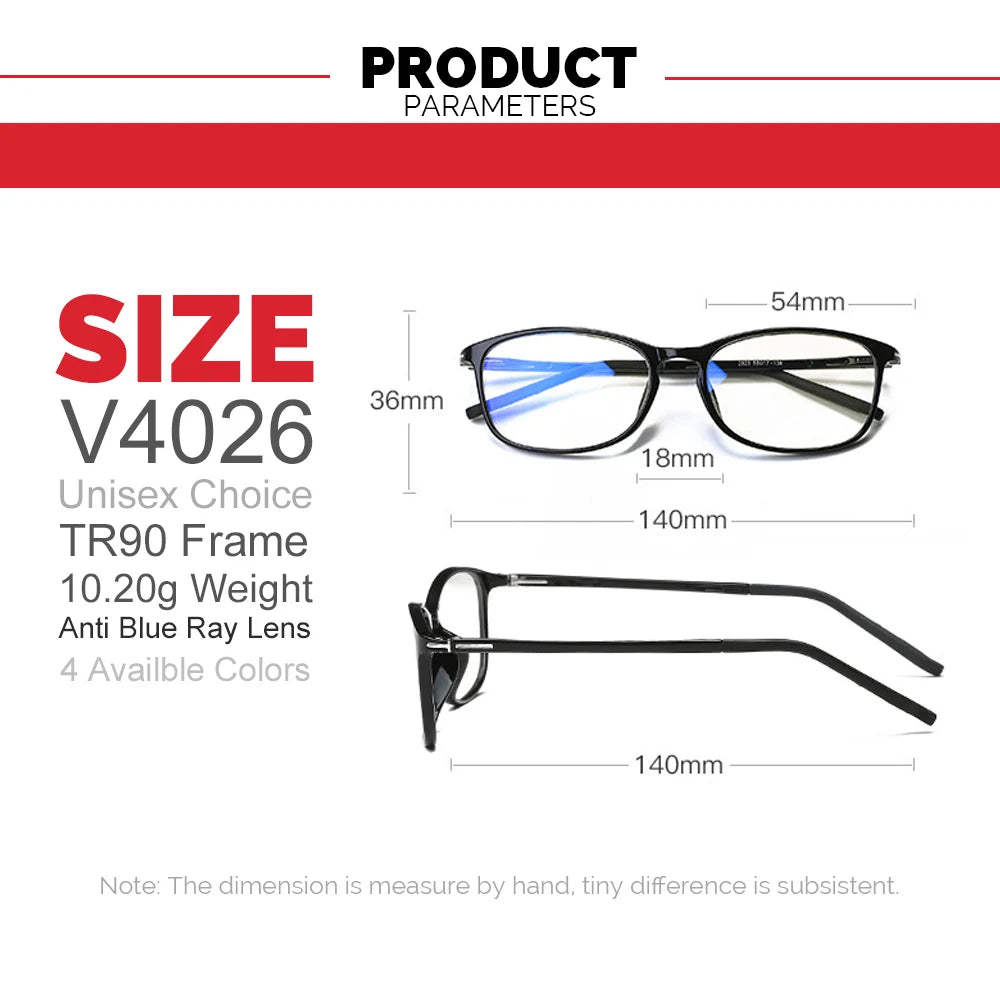 Anti Blue Light Glasses Men Radiation Women TR90 Computer  Gaming Square Frame Ray Blocking  Cute Eyeglasses