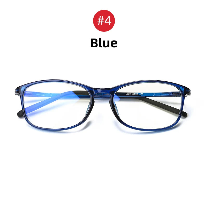 Anti Blue Light Glasses Men Radiation Women TR90 Computer  Gaming Square Frame Ray Blocking  Cute Eyeglasses