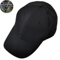 Faraday Radiation Protection Baseball Cap Blocking RF EMF Silver Fiber Fabric Iining Shield Electromagnetic Waves Black Hat