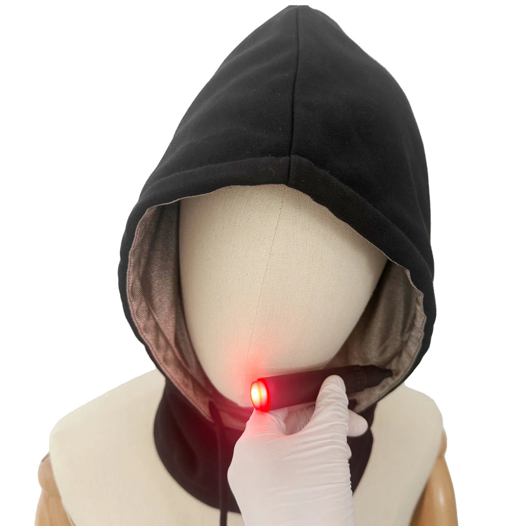 Anti-Radiation Silver Fiber Fabric Hood EMF RF Shielding Face Head Protective Cover WiFi 5G Signal Blocking Hat Antibacterial