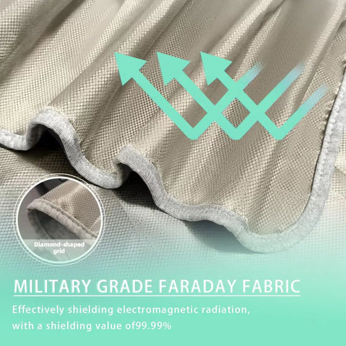 Anti-radiation Blanket EMF Protection Body Cover Radiation Shielding Conductive Copper Fiber Faraday Fabric Pad Block Signal