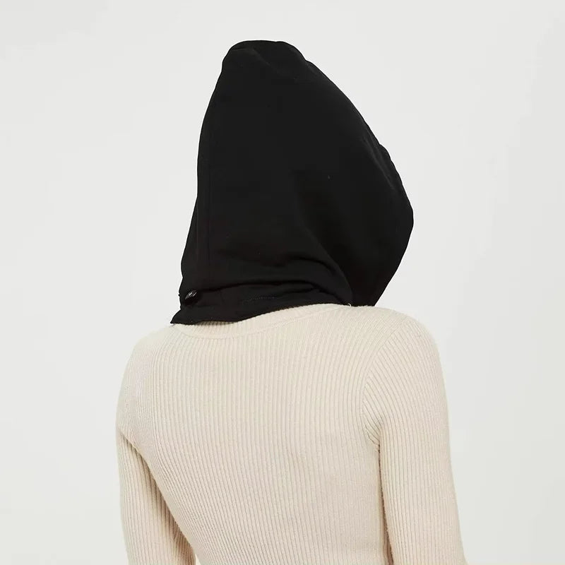 Anti-Radiation Silver Fiber Fabric Hood EMF RF Shielding Face Head Protective Cover WiFi 5G Signal Blocking Hat Antibacterial