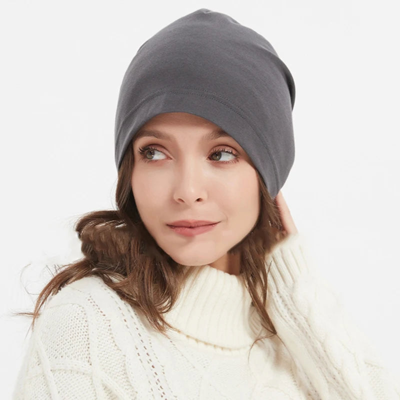 Anti Radiation Faraday EMF Protective Beanies Women Men Anti Radiation Cap Half Silver Fiber RFID Blocking Electromagnetic Hat
