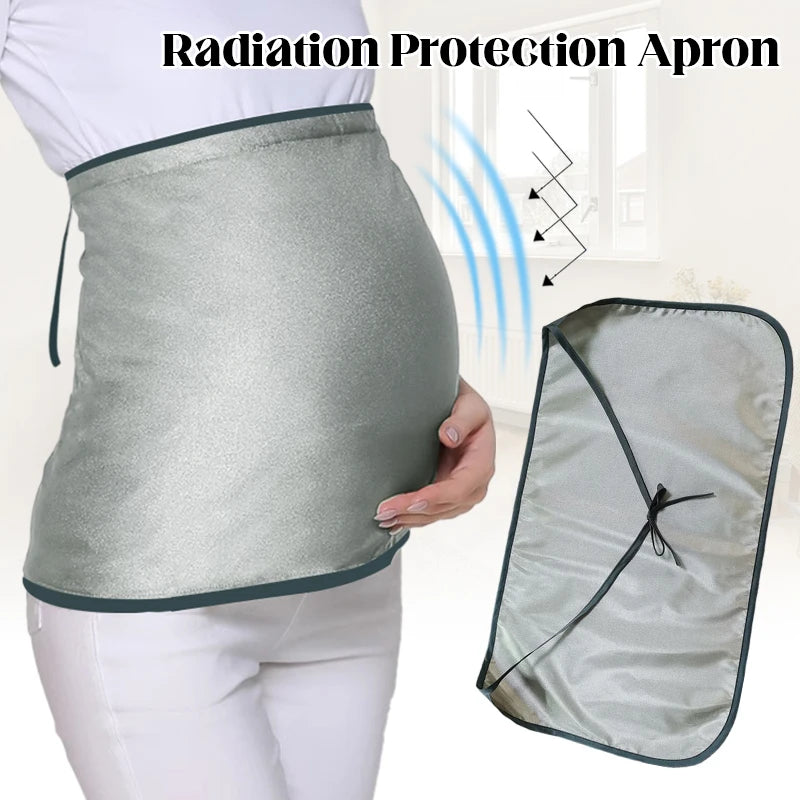 Maternity Anti-radiation Belly Apron EMF Shielding Protector Electromagnetic Radiation Abdominal Apron