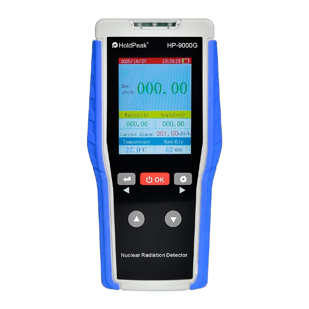 γ/X/β Rays, Nuclear Radiation Detection Equipment, Geiger Counter, 0.00–10,000 µSv/h, Audible, Visual & Vibrating Alarm